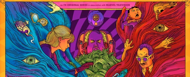 Psychodeliczny plakat 3. sezonu serialu "Legion"
