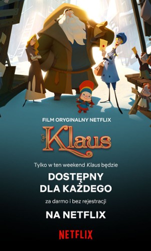 Prezent od Netflix: "Klaus" za darmo, bez rejestracji