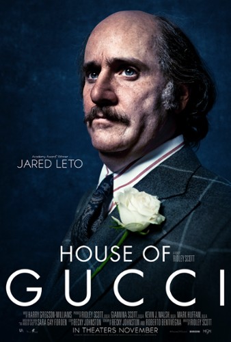 Poznajecie? To Jared Leto na plakacie "House of Gucci" Ridleya...