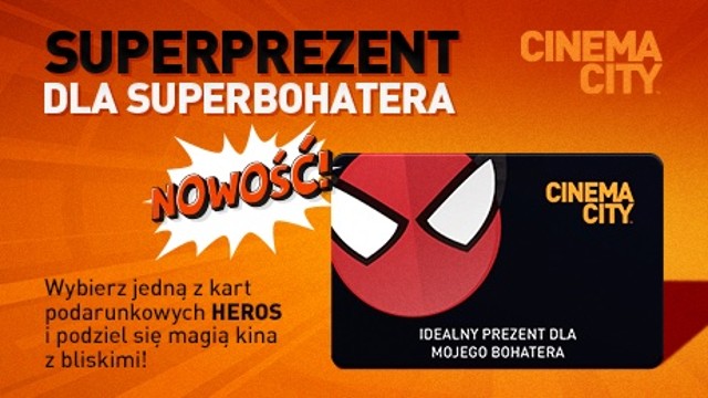 Odkryj edycję specjalną kart podarunkowych "HEROS"