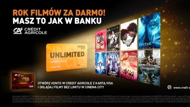 Rok film&oacute;w za darmo! Masz to jak w banku