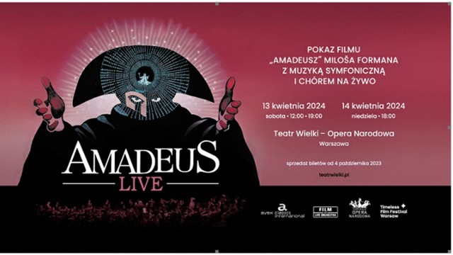 Amadeus Live: Pokaz z muzyką symfoniczną i chórem na żywo