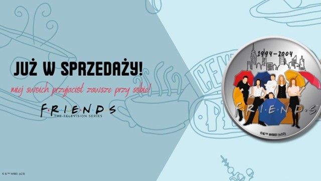 Mennica Gdańska wydała monetę dla fanów "Przyjaciół"