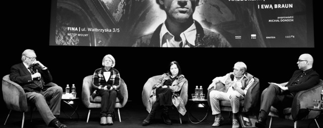 04 Od lewej Krzysztof Zanussi, Ewa Braun, Małgorzata Pritulak, Piotr Wojciechowski i Michał Dondzik - fot. Anna Krakowiak (FINA).jpg