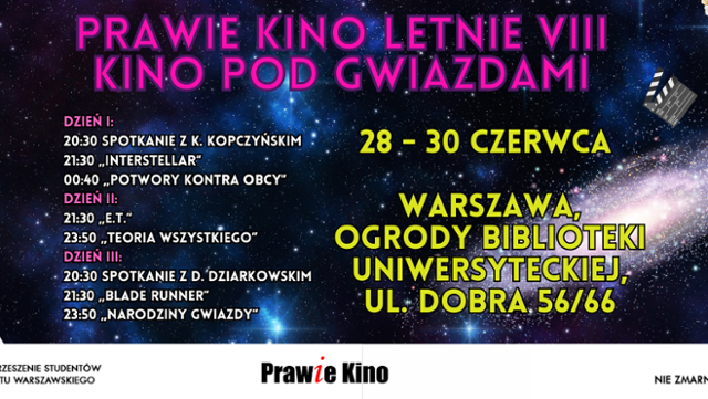 Kino pod gwiazdami - 8. Prawie Kino Letnie w Warszawie