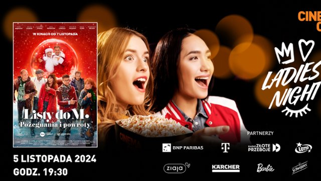 Nowe "Listy do M." na Ladies Night w Cinema City