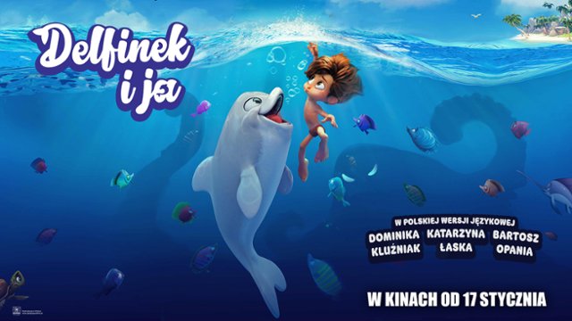 "Delfinek i ja" w kinach od 17 stycznia. Plakat i zwiastun 