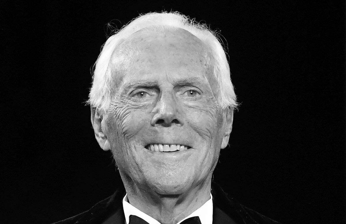Giorgio Armani, legenda włoskiego świata mody, nie żyje. Miał 91 lat