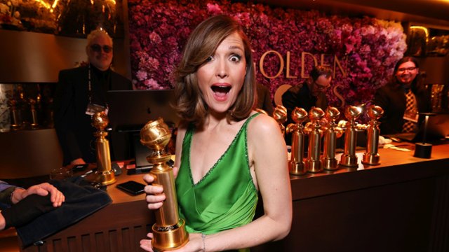 Rose Byrne odbierała Złoty Glob, a jej męża nie było na gali