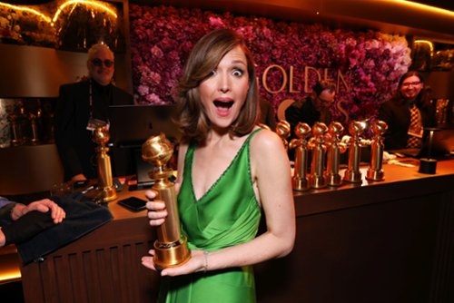 Rose Byrne odbierała Złoty Glob, a jej męża nie było na gali