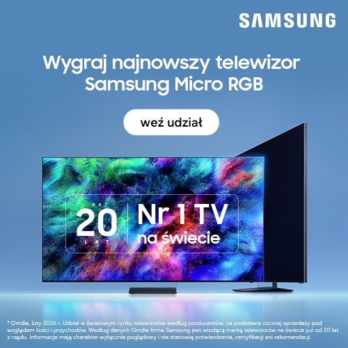 Wyjątkowy konkurs – do wygrania telewizor Samsung Micro RGB 65”