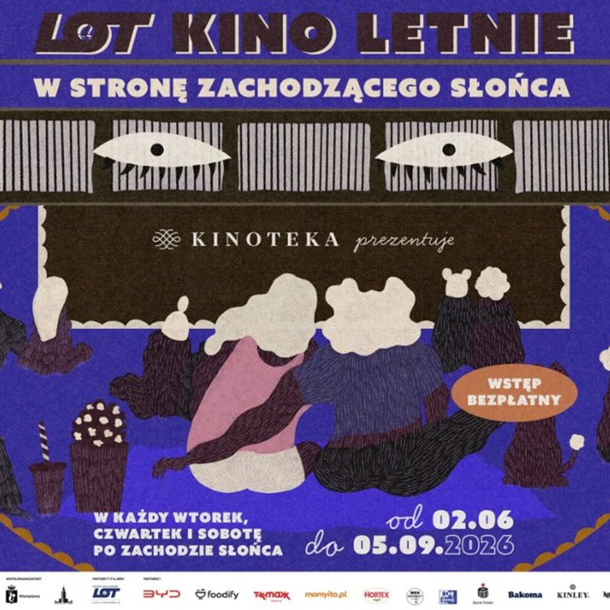 LOT Kino Letnie przed PKiN — ponad 25 seansów do końca lata