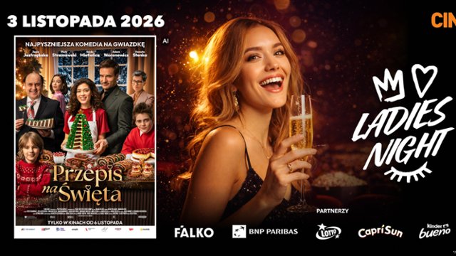 "Przepis na święta" na Ladies Night w Cinema City