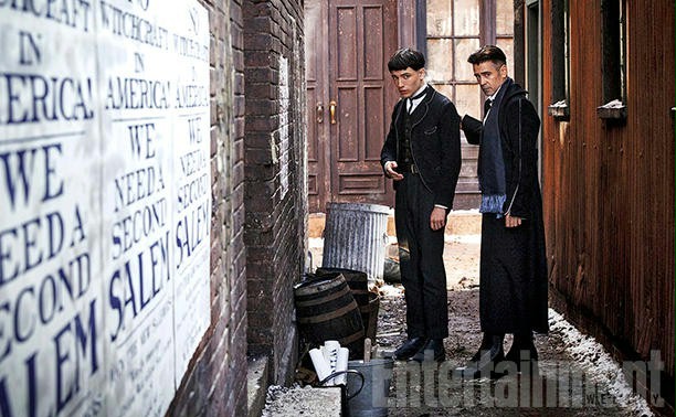FOTO: Ezra Miller i Colin Farrell szukają fantastycznych zwierząt