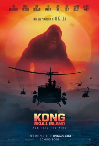 FOTO: King Kong kontra śmigłowce na nowym plakacie "Wyspy...