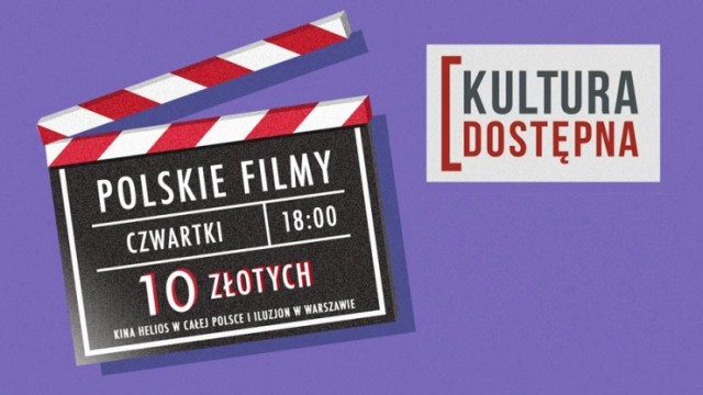 "Kultura Dostępna w Kinach" - polskie filmy za 10 złotych