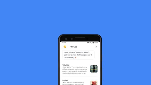 Rekomendacje Filmwebu dostępne na Asystencie Google
