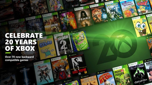 #XBOX20: Ponad 70 nowych gier we wstecznej kompatybilności