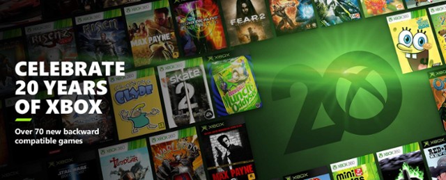 #XBOX20: Ponad 70 nowych gier we wstecznej kompatybilności