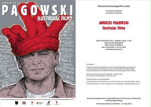 Wystawa plakatów Andrzeja Pągowskiego w Łodzi od 19 kwietnia