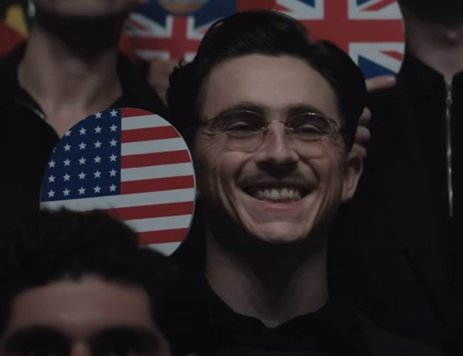 Timothée Chalamet i  zwiastun filmu "Wielki Marty"