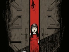 Plakat horroru produkowanego przez Guilermo Del Toro