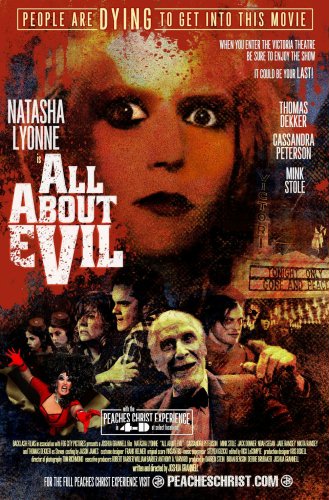 Bardzo retro finalny plakat "All About Evil"
