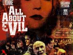 Bardzo retro finalny plakat "All About Evil"