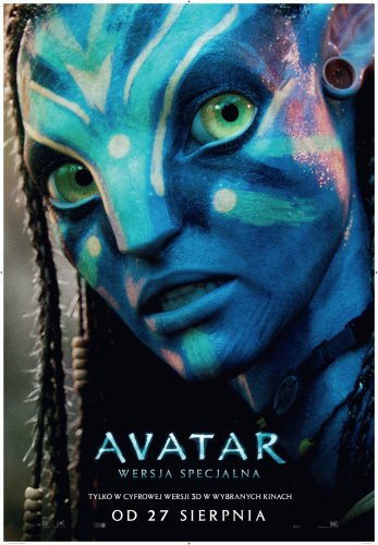 Zobacz polski plakat rozszerzonej wersji "Avatara"