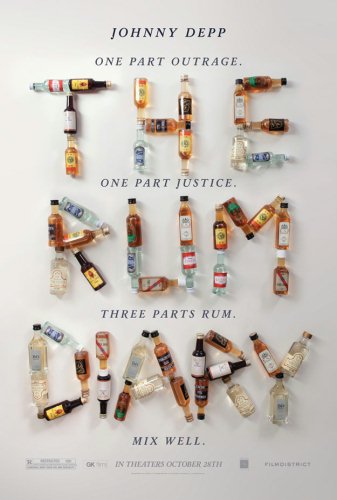 FOTO: Puste flaszki jako przepis na plakat "The Rum Diary"