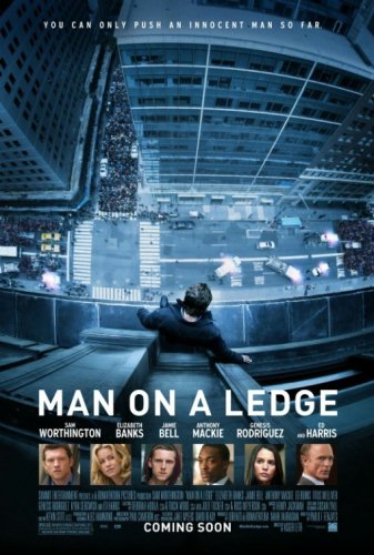 FOTO: Gwiazdy na krawędzi plakatu "Man on a Ledge"