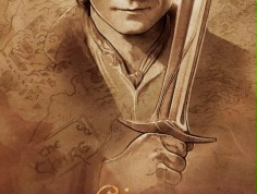 FOTO: Piękne grafiki na plakatach imaksowych pokaz&oacute;w "Hobbita"