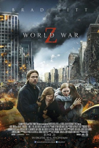 FOTO: Brad Pitt pośród ruin plakatu "World War Z"