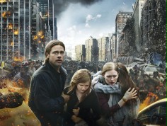 FOTO: Brad Pitt pośr&oacute;d ruin plakatu "World War Z"