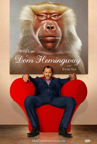 FOTO: Małpa i Jude Law na plakatach "Dom Hemingway"