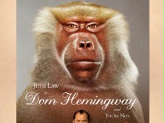 FOTO: Małpa i Jude Law na plakatach "Dom Hemingway"