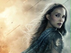 FOTO: Sif i Jane nie patrzą na destrukcję na plakatach "Thora"