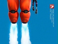 FOTO: Bohaterskie kończyny dolne na plakacie "Big Hero 6"
