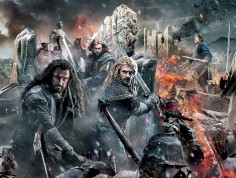 FOTO: Gigantyczna grafika z bohaterami "Bitwy pięciu armii"