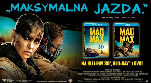"Mad Max: Na drodze gniewu" już na płytach Blu-ray i DVD