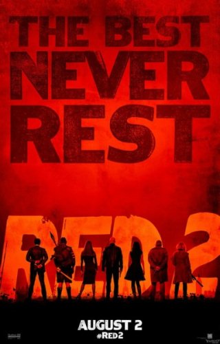 FOTO: Bohaterowie "RED 2" nie odpoczywają nawet na plakatach