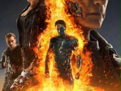 FOTO: Płonący plakat "Terminatora: Genisys"