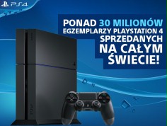 Sony sprzedało ponad 30 milion&oacute;w PlayStation 4