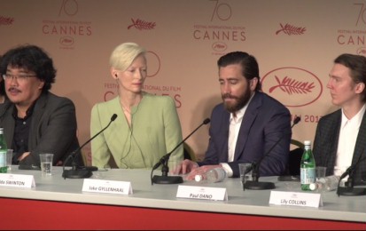 Okja - Relacja wideo Cannes 2017: Swinton i Gyllenhaal opowiadają o superświni "Okji"