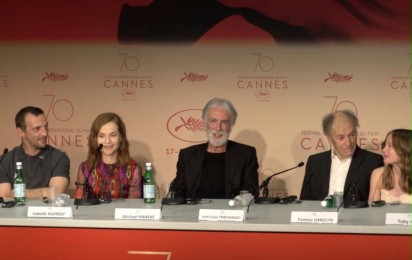 Happy End - Relacja wideo Cannes 2017. Konferencja prasowa Michaela Hanekego