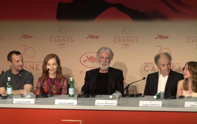 Cannes 2017. Konferencja prasowa Michaela Hanekego