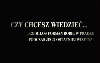 Miloš Forman: Co cię nie zabije - Zwiastun nr 1