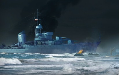 World of Warships - Gry wideo "Dunkierka" w "World of Warships"