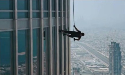 Mission: Impossible - Ghost Protocol - Klip Tom Cruise na szczycie świata