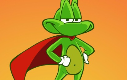 Superfrog - Stara szkoła Superfrog